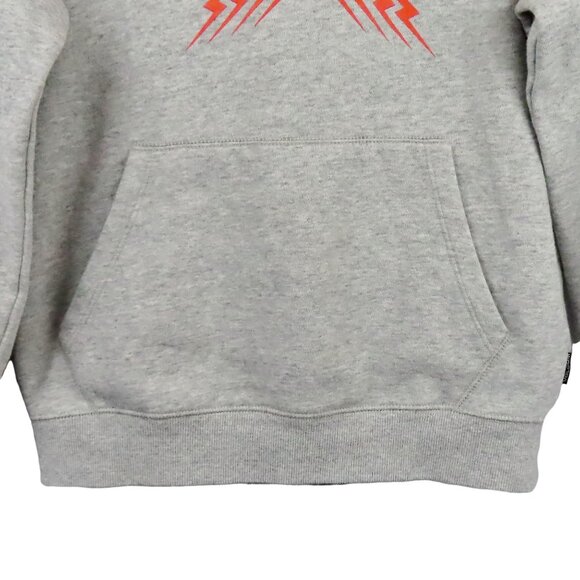 Volcom Youth Hoodie Sweatshirt L 12Y Grey Cotton Blend Long Sleeve Casual - Picture 5 of 14